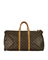 Monogram Keepall Bandouliere 55, front view